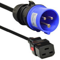IEC 60309 (6h) 16 Amp 250 Volt Locking Detachable Cord Set